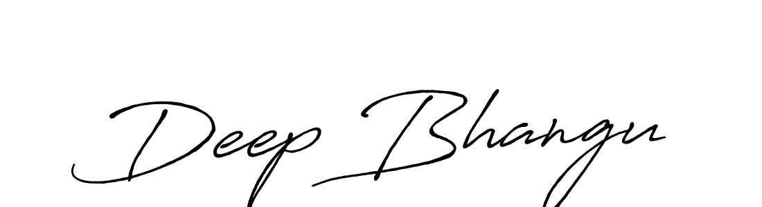 Make a beautiful signature design for name Deep Bhangu. With this signature (Antro_Vectra_Bolder) style, you can create a handwritten signature for free. Deep Bhangu signature style 7 images and pictures png