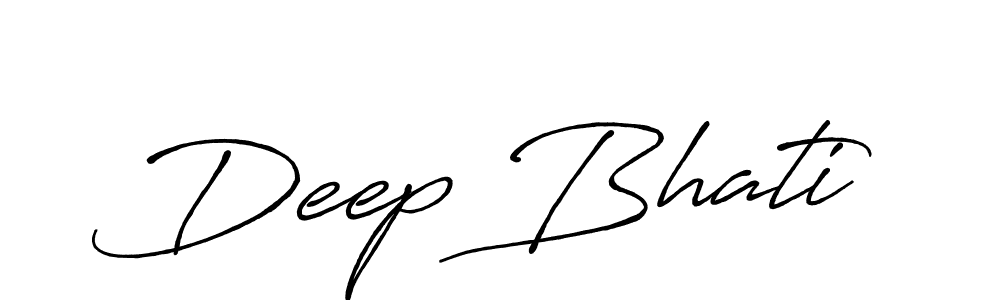 Also we have Deep Bhati name is the best signature style. Create professional handwritten signature collection using Antro_Vectra_Bolder autograph style. Deep Bhati signature style 7 images and pictures png