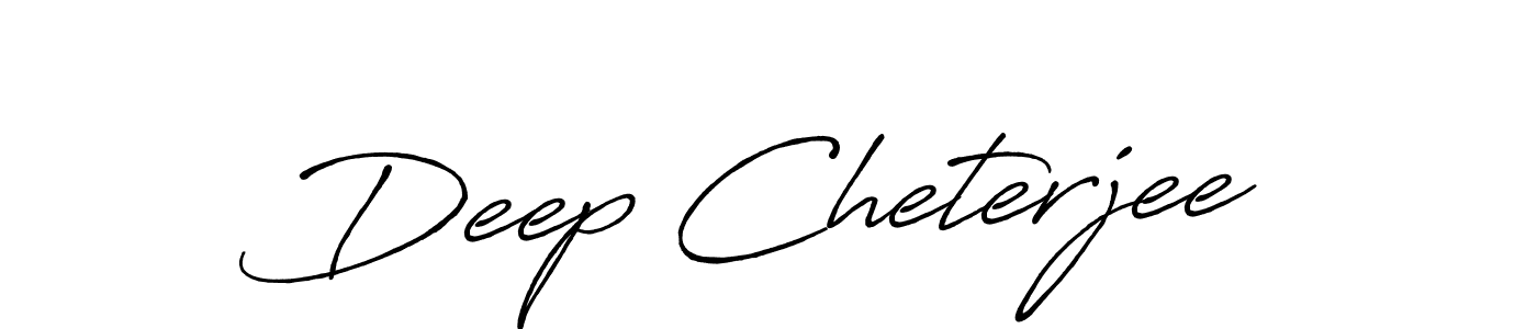 Once you've used our free online signature maker to create your best signature Antro_Vectra_Bolder style, it's time to enjoy all of the benefits that Deep Cheterjee name signing documents. Deep Cheterjee signature style 7 images and pictures png