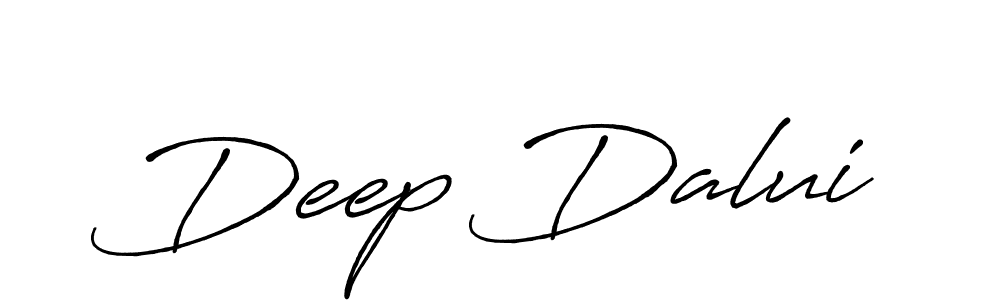 How to make Deep Dalui signature? Antro_Vectra_Bolder is a professional autograph style. Create handwritten signature for Deep Dalui name. Deep Dalui signature style 7 images and pictures png