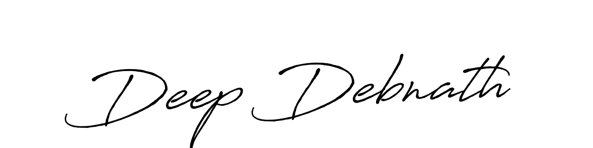 Also You can easily find your signature by using the search form. We will create Deep Debnath name handwritten signature images for you free of cost using Antro_Vectra_Bolder sign style. Deep Debnath signature style 7 images and pictures png