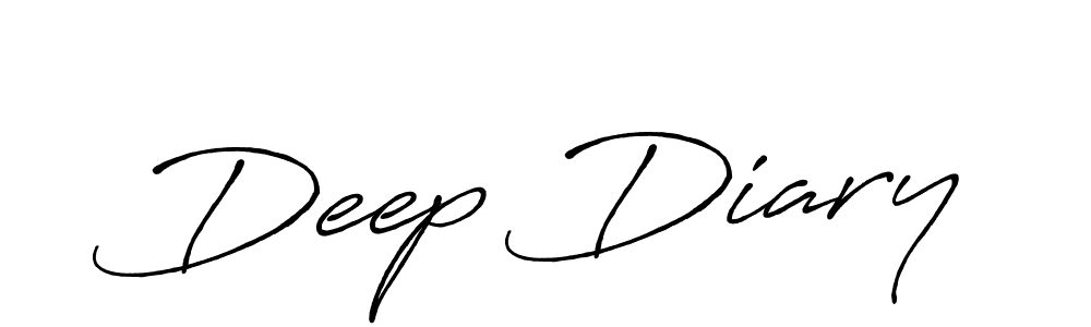 The best way (Antro_Vectra_Bolder) to make a short signature is to pick only two or three words in your name. The name Deep Diary include a total of six letters. For converting this name. Deep Diary signature style 7 images and pictures png
