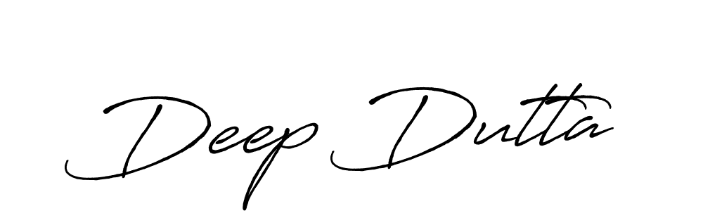 Make a beautiful signature design for name Deep Dutta. With this signature (Antro_Vectra_Bolder) style, you can create a handwritten signature for free. Deep Dutta signature style 7 images and pictures png