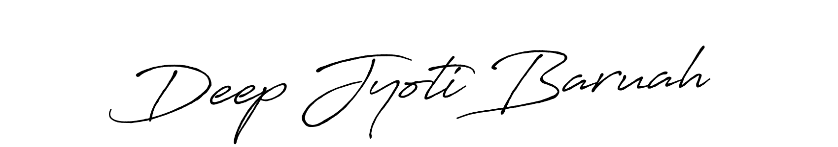 Deep Jyoti Baruah stylish signature style. Best Handwritten Sign (Antro_Vectra_Bolder) for my name. Handwritten Signature Collection Ideas for my name Deep Jyoti Baruah. Deep Jyoti Baruah signature style 7 images and pictures png