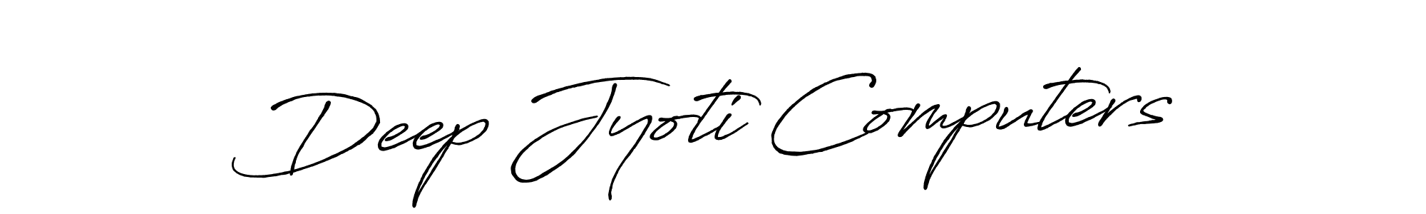 Make a short Deep Jyoti Computers signature style. Manage your documents anywhere anytime using Antro_Vectra_Bolder. Create and add eSignatures, submit forms, share and send files easily. Deep Jyoti Computers signature style 7 images and pictures png