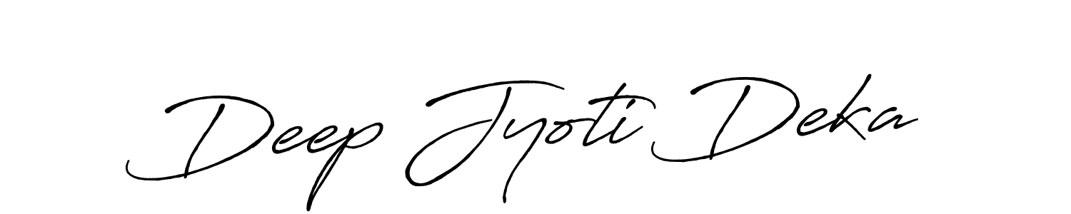 Antro_Vectra_Bolder is a professional signature style that is perfect for those who want to add a touch of class to their signature. It is also a great choice for those who want to make their signature more unique. Get Deep Jyoti Deka name to fancy signature for free. Deep Jyoti Deka signature style 7 images and pictures png