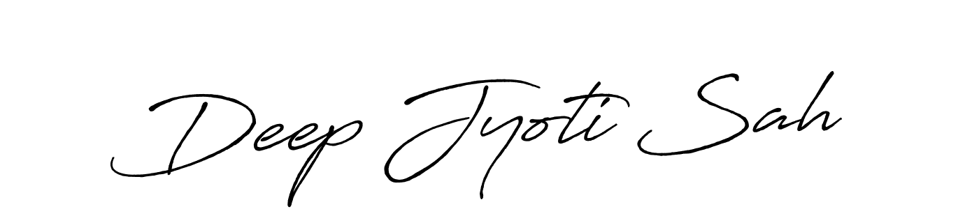 Also we have Deep Jyoti Sah name is the best signature style. Create professional handwritten signature collection using Antro_Vectra_Bolder autograph style. Deep Jyoti Sah signature style 7 images and pictures png