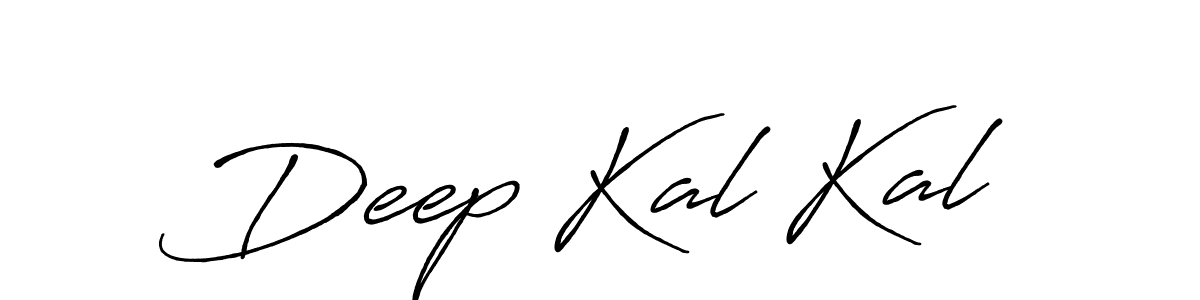 Antro_Vectra_Bolder is a professional signature style that is perfect for those who want to add a touch of class to their signature. It is also a great choice for those who want to make their signature more unique. Get Deep Kal Kal name to fancy signature for free. Deep Kal Kal signature style 7 images and pictures png