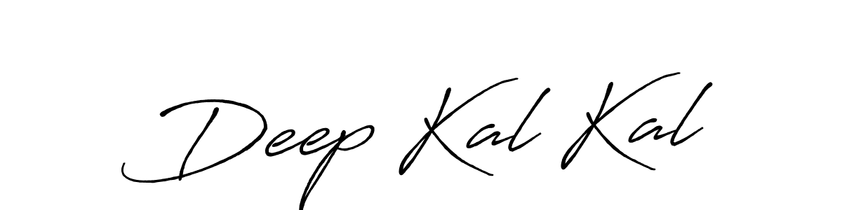 Antro_Vectra_Bolder is a professional signature style that is perfect for those who want to add a touch of class to their signature. It is also a great choice for those who want to make their signature more unique. Get Deep Kal Kal name to fancy signature for free. Deep Kal Kal signature style 7 images and pictures png