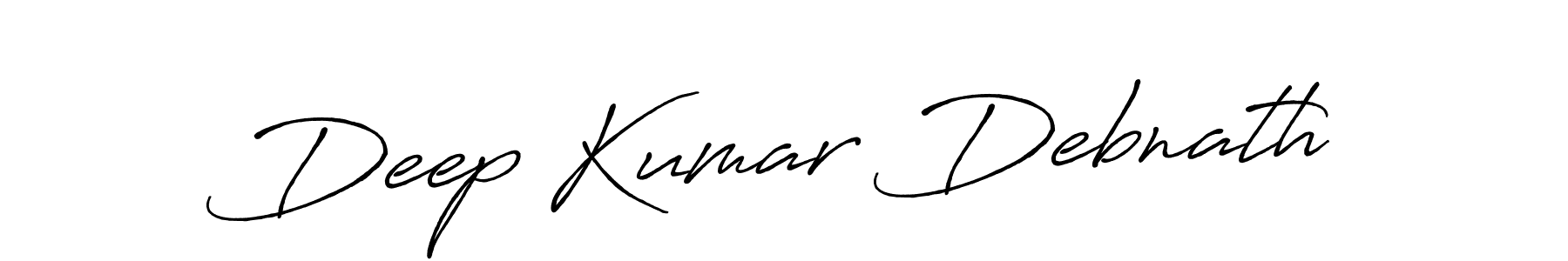 Make a beautiful signature design for name Deep Kumar Debnath. With this signature (Antro_Vectra_Bolder) style, you can create a handwritten signature for free. Deep Kumar Debnath signature style 7 images and pictures png