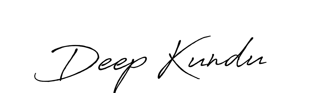 How to make Deep Kundu name signature. Use Antro_Vectra_Bolder style for creating short signs online. This is the latest handwritten sign. Deep Kundu signature style 7 images and pictures png