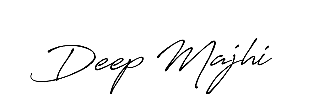 Make a beautiful signature design for name Deep Majhi. With this signature (Antro_Vectra_Bolder) style, you can create a handwritten signature for free. Deep Majhi signature style 7 images and pictures png