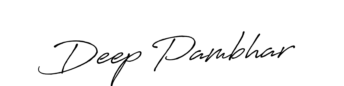 Make a beautiful signature design for name Deep Pambhar. Use this online signature maker to create a handwritten signature for free. Deep Pambhar signature style 7 images and pictures png