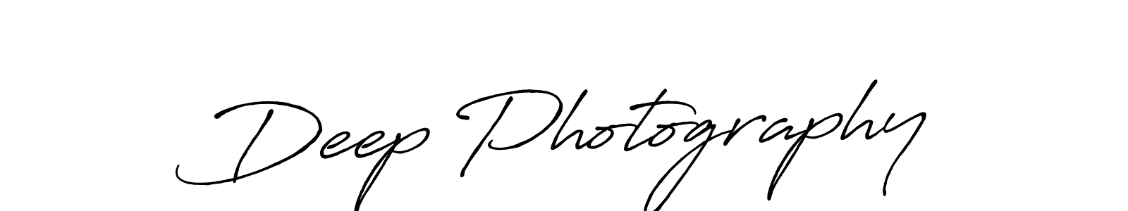 Antro_Vectra_Bolder is a professional signature style that is perfect for those who want to add a touch of class to their signature. It is also a great choice for those who want to make their signature more unique. Get Deep Photography name to fancy signature for free. Deep Photography signature style 7 images and pictures png