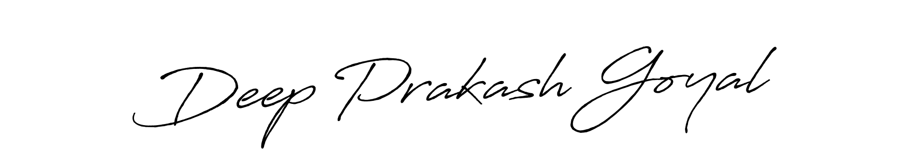 Once you've used our free online signature maker to create your best signature Antro_Vectra_Bolder style, it's time to enjoy all of the benefits that Deep Prakash Goyal name signing documents. Deep Prakash Goyal signature style 7 images and pictures png