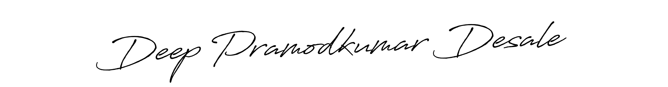 How to make Deep Pramodkumar Desale signature? Antro_Vectra_Bolder is a professional autograph style. Create handwritten signature for Deep Pramodkumar Desale name. Deep Pramodkumar Desale signature style 7 images and pictures png