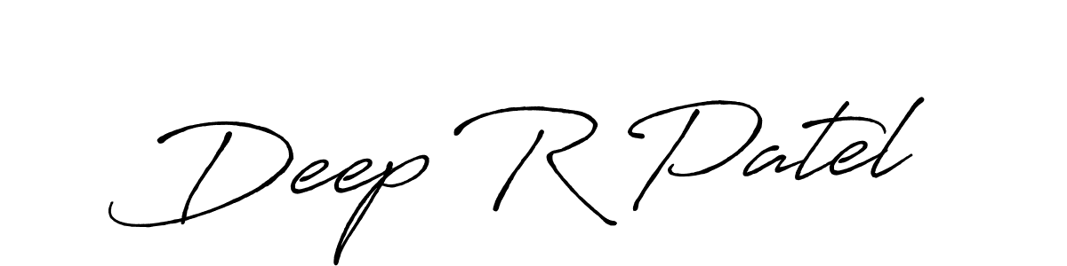 Make a beautiful signature design for name Deep R Patel. Use this online signature maker to create a handwritten signature for free. Deep R Patel signature style 7 images and pictures png