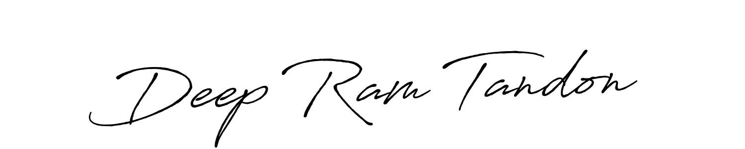 Once you've used our free online signature maker to create your best signature Antro_Vectra_Bolder style, it's time to enjoy all of the benefits that Deep Ram Tandon name signing documents. Deep Ram Tandon signature style 7 images and pictures png
