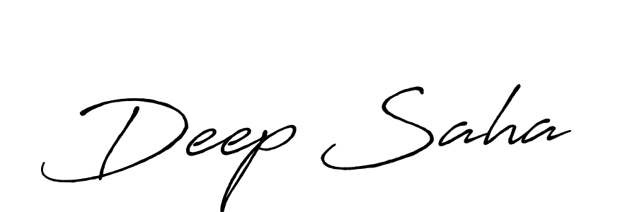 Create a beautiful signature design for name Deep Saha. With this signature (Antro_Vectra_Bolder) fonts, you can make a handwritten signature for free. Deep Saha signature style 7 images and pictures png