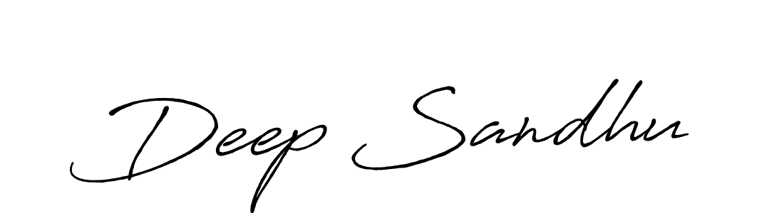 Also we have Deep Sandhu name is the best signature style. Create professional handwritten signature collection using Antro_Vectra_Bolder autograph style. Deep Sandhu signature style 7 images and pictures png