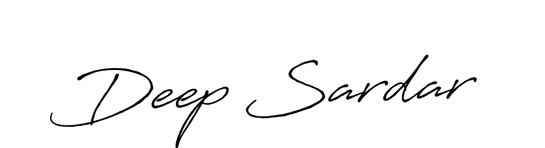 It looks lik you need a new signature style for name Deep Sardar. Design unique handwritten (Antro_Vectra_Bolder) signature with our free signature maker in just a few clicks. Deep Sardar signature style 7 images and pictures png