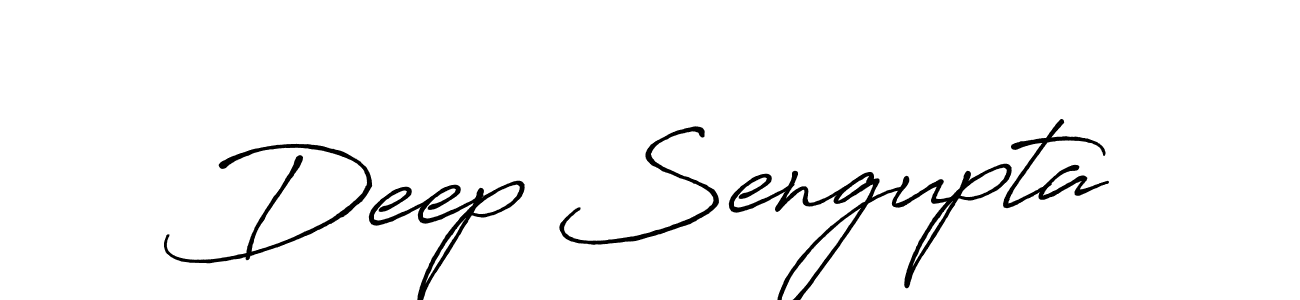 It looks lik you need a new signature style for name Deep Sengupta. Design unique handwritten (Antro_Vectra_Bolder) signature with our free signature maker in just a few clicks. Deep Sengupta signature style 7 images and pictures png