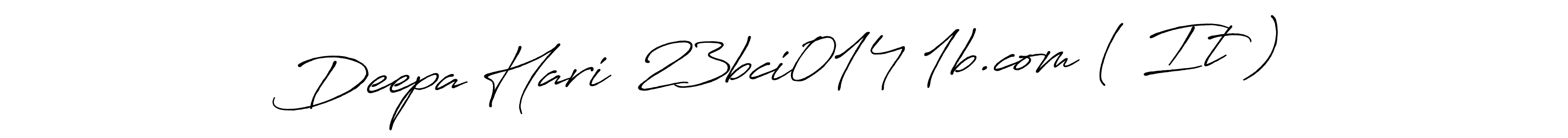 How to make Deepa Hari  23bci014 1b.com ( It ) name signature. Use Antro_Vectra_Bolder style for creating short signs online. This is the latest handwritten sign. Deepa Hari  23bci014 1b.com ( It ) signature style 7 images and pictures png