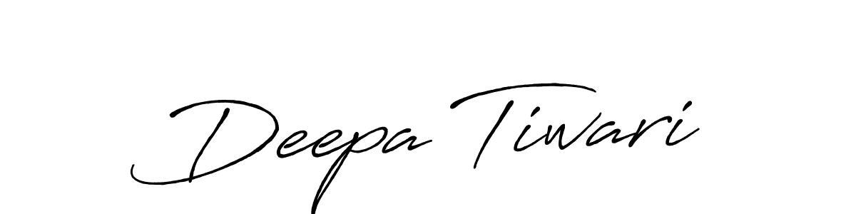 Deepa Tiwari stylish signature style. Best Handwritten Sign (Antro_Vectra_Bolder) for my name. Handwritten Signature Collection Ideas for my name Deepa Tiwari. Deepa Tiwari signature style 7 images and pictures png