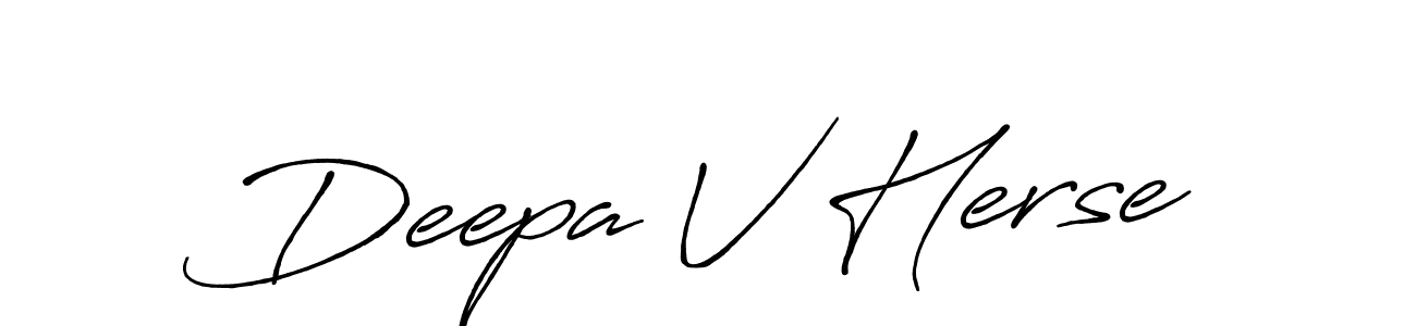 Once you've used our free online signature maker to create your best signature Antro_Vectra_Bolder style, it's time to enjoy all of the benefits that Deepa V Herse name signing documents. Deepa V Herse signature style 7 images and pictures png