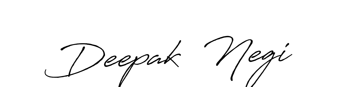 Antro_Vectra_Bolder is a professional signature style that is perfect for those who want to add a touch of class to their signature. It is also a great choice for those who want to make their signature more unique. Get Deepak  Negi name to fancy signature for free. Deepak  Negi signature style 7 images and pictures png