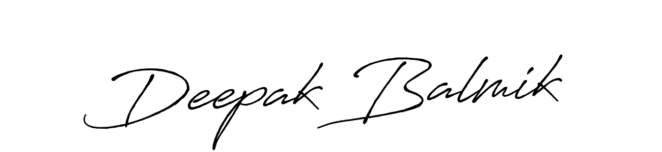 Make a beautiful signature design for name Deepak Balmik. Use this online signature maker to create a handwritten signature for free. Deepak Balmik signature style 7 images and pictures png