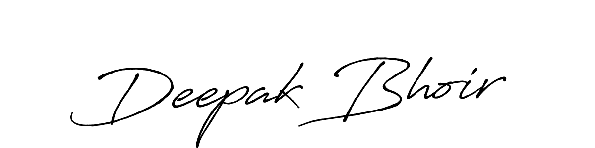 The best way (Antro_Vectra_Bolder) to make a short signature is to pick only two or three words in your name. The name Deepak Bhoir include a total of six letters. For converting this name. Deepak Bhoir signature style 7 images and pictures png