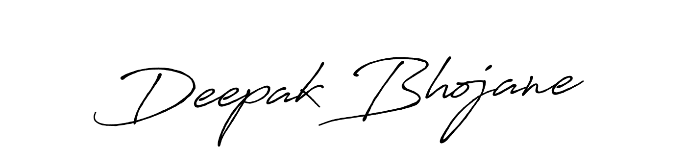 Make a short Deepak Bhojane signature style. Manage your documents anywhere anytime using Antro_Vectra_Bolder. Create and add eSignatures, submit forms, share and send files easily. Deepak Bhojane signature style 7 images and pictures png