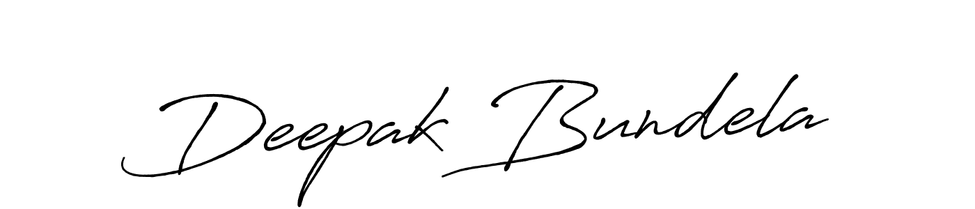 Deepak Bundela stylish signature style. Best Handwritten Sign (Antro_Vectra_Bolder) for my name. Handwritten Signature Collection Ideas for my name Deepak Bundela. Deepak Bundela signature style 7 images and pictures png