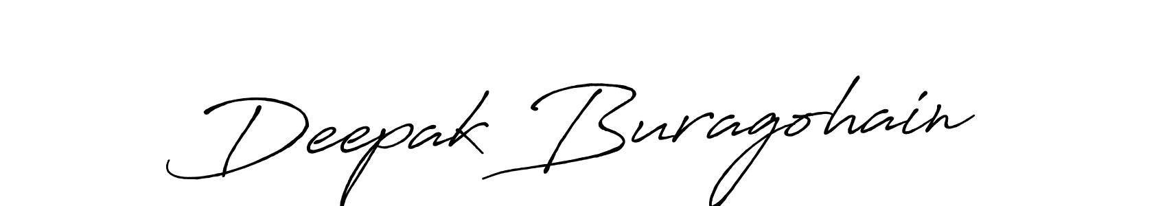 Deepak Buragohain stylish signature style. Best Handwritten Sign (Antro_Vectra_Bolder) for my name. Handwritten Signature Collection Ideas for my name Deepak Buragohain. Deepak Buragohain signature style 7 images and pictures png