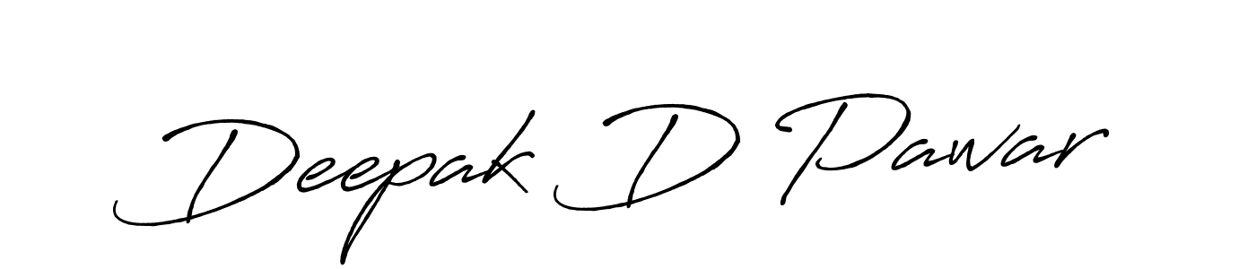 Also You can easily find your signature by using the search form. We will create Deepak D Pawar name handwritten signature images for you free of cost using Antro_Vectra_Bolder sign style. Deepak D Pawar signature style 7 images and pictures png