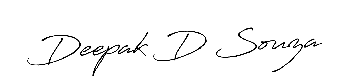 Deepak D Souza stylish signature style. Best Handwritten Sign (Antro_Vectra_Bolder) for my name. Handwritten Signature Collection Ideas for my name Deepak D Souza. Deepak D Souza signature style 7 images and pictures png