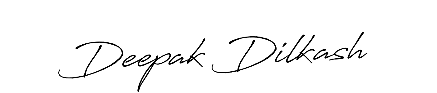 Antro_Vectra_Bolder is a professional signature style that is perfect for those who want to add a touch of class to their signature. It is also a great choice for those who want to make their signature more unique. Get Deepak Dilkash name to fancy signature for free. Deepak Dilkash signature style 7 images and pictures png