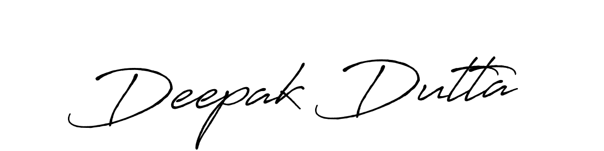 Design your own signature with our free online signature maker. With this signature software, you can create a handwritten (Antro_Vectra_Bolder) signature for name Deepak Dutta. Deepak Dutta signature style 7 images and pictures png