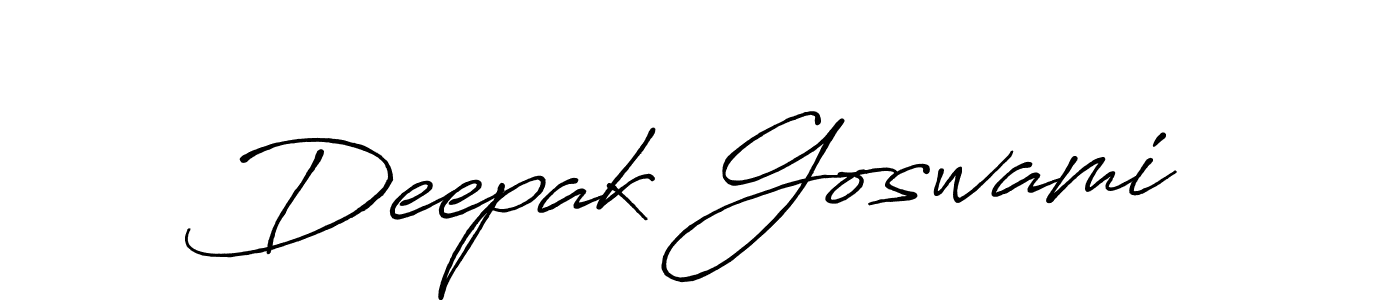 How to make Deepak Goswami signature? Antro_Vectra_Bolder is a professional autograph style. Create handwritten signature for Deepak Goswami name. Deepak Goswami signature style 7 images and pictures png