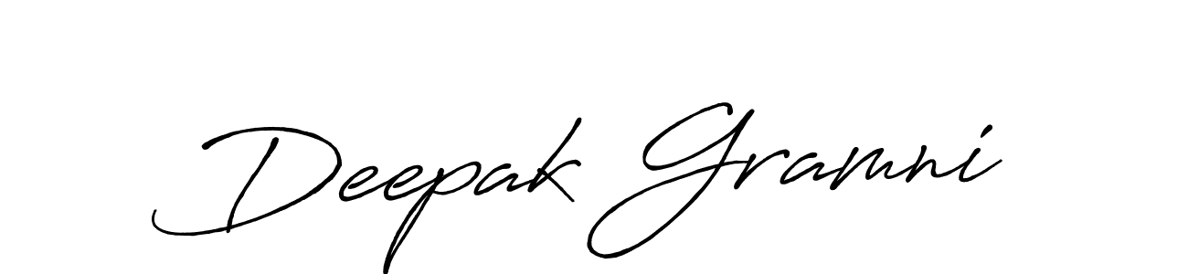 Also we have Deepak Gramni name is the best signature style. Create professional handwritten signature collection using Antro_Vectra_Bolder autograph style. Deepak Gramni signature style 7 images and pictures png