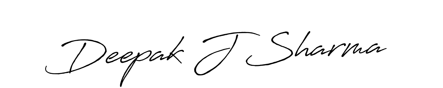 You should practise on your own different ways (Antro_Vectra_Bolder) to write your name (Deepak J Sharma) in signature. don't let someone else do it for you. Deepak J Sharma signature style 7 images and pictures png