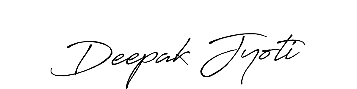 How to make Deepak Jyoti signature? Antro_Vectra_Bolder is a professional autograph style. Create handwritten signature for Deepak Jyoti name. Deepak Jyoti signature style 7 images and pictures png