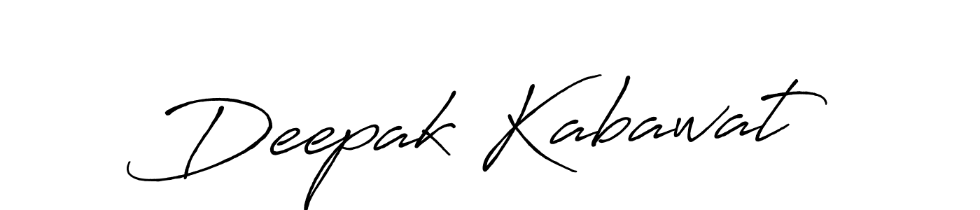 How to make Deepak Kabawat signature? Antro_Vectra_Bolder is a professional autograph style. Create handwritten signature for Deepak Kabawat name. Deepak Kabawat signature style 7 images and pictures png