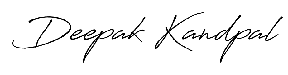 Antro_Vectra_Bolder is a professional signature style that is perfect for those who want to add a touch of class to their signature. Get Deepak Kandpal name fancy signature for free. Deepak Kandpal signature style 7 images and pictures png