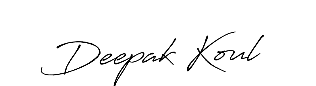 Also You can easily find your signature by using the search form. We will create Deepak Koul name handwritten signature images for you free of cost using Antro_Vectra_Bolder sign style. Deepak Koul signature style 7 images and pictures png