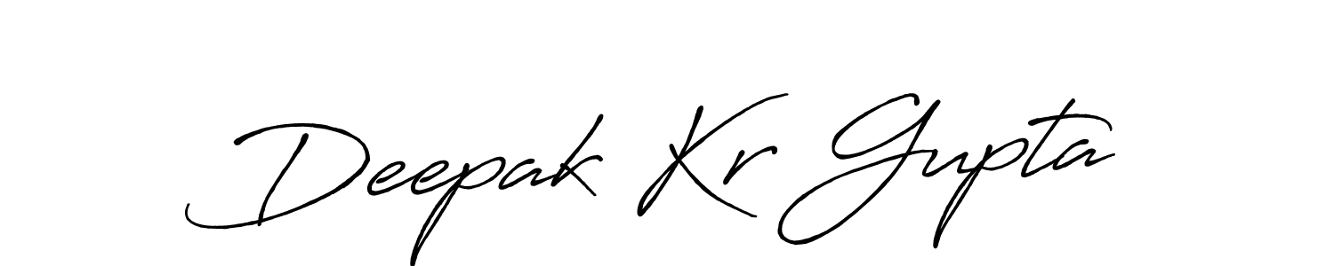 Use a signature maker to create a handwritten signature online. With this signature software, you can design (Antro_Vectra_Bolder) your own signature for name Deepak Kr Gupta. Deepak Kr Gupta signature style 7 images and pictures png