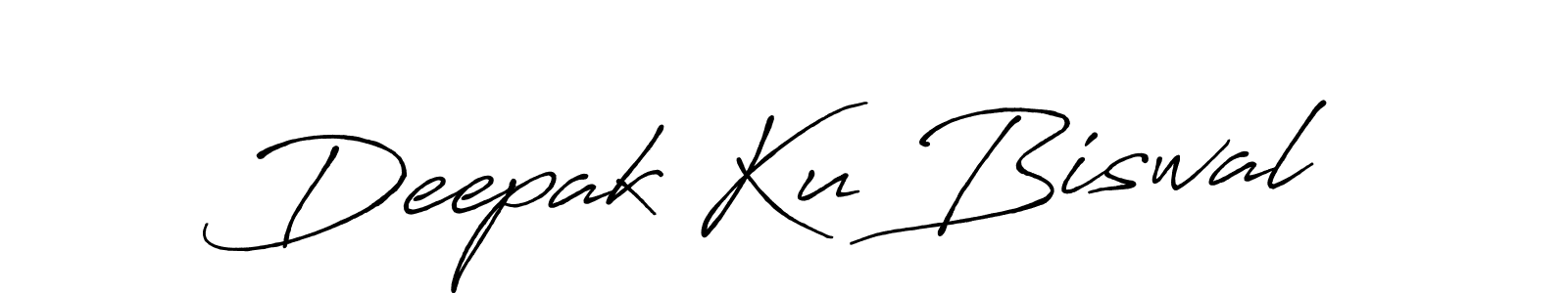 Antro_Vectra_Bolder is a professional signature style that is perfect for those who want to add a touch of class to their signature. It is also a great choice for those who want to make their signature more unique. Get Deepak Ku Biswal name to fancy signature for free. Deepak Ku Biswal signature style 7 images and pictures png