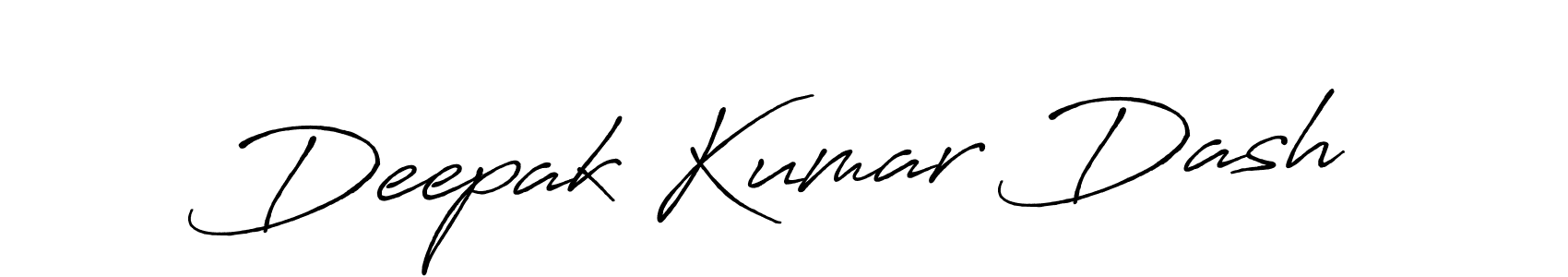 Design your own signature with our free online signature maker. With this signature software, you can create a handwritten (Antro_Vectra_Bolder) signature for name Deepak Kumar Dash. Deepak Kumar Dash signature style 7 images and pictures png