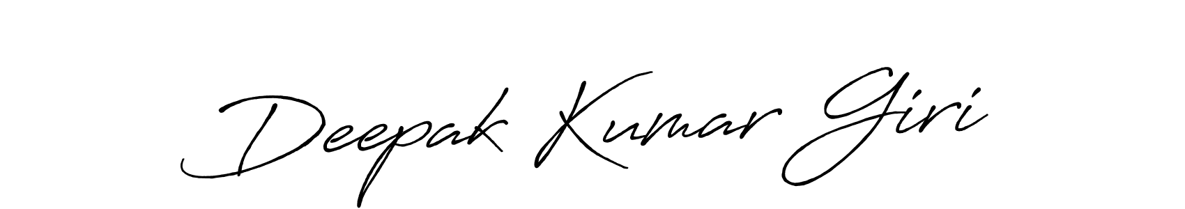 How to make Deepak Kumar Giri name signature. Use Antro_Vectra_Bolder style for creating short signs online. This is the latest handwritten sign. Deepak Kumar Giri signature style 7 images and pictures png